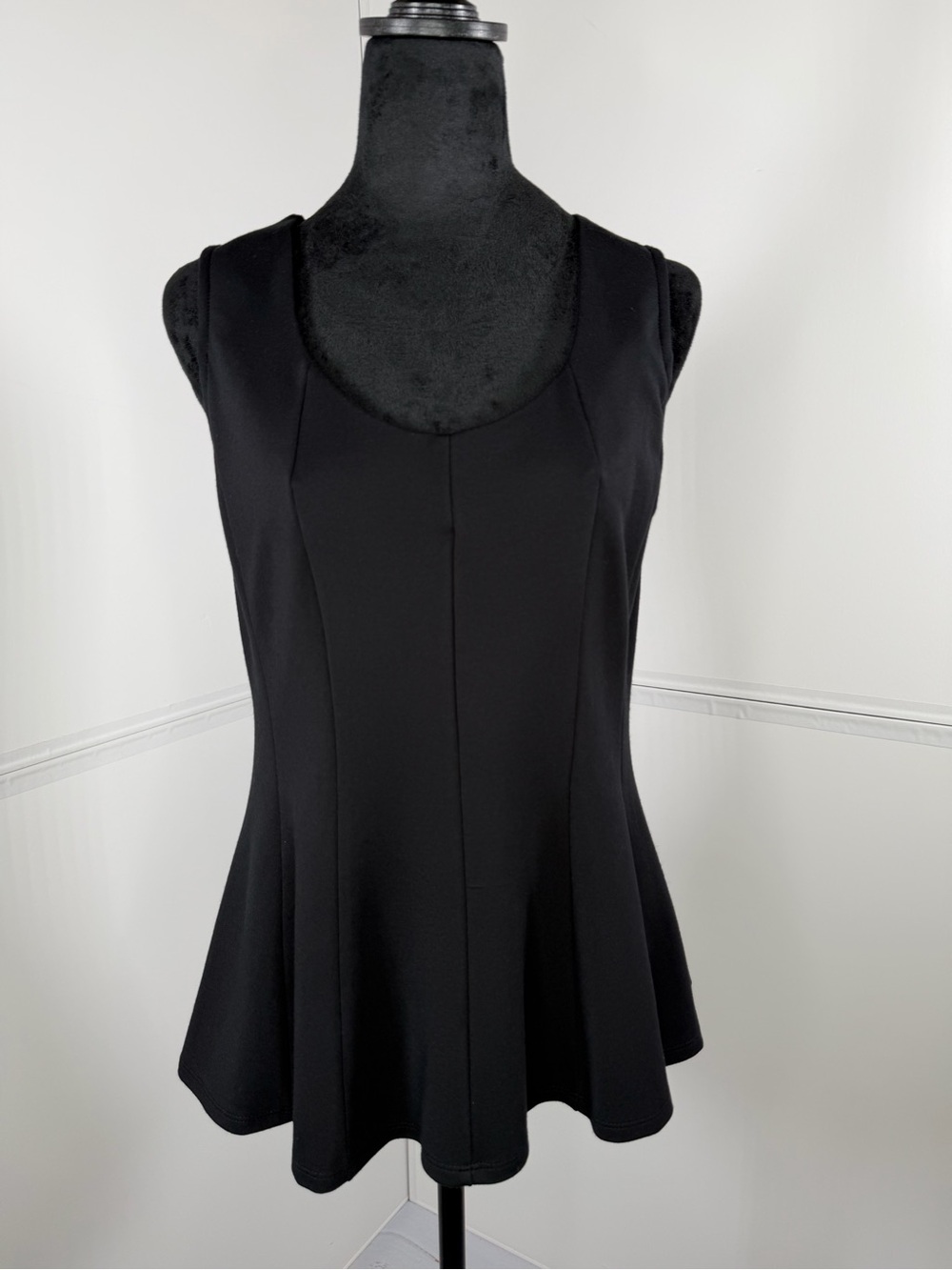 DOLAN X ANTHROPOLOGIE Left Coast Sleeveless Seamed Peplum Top Size Medium